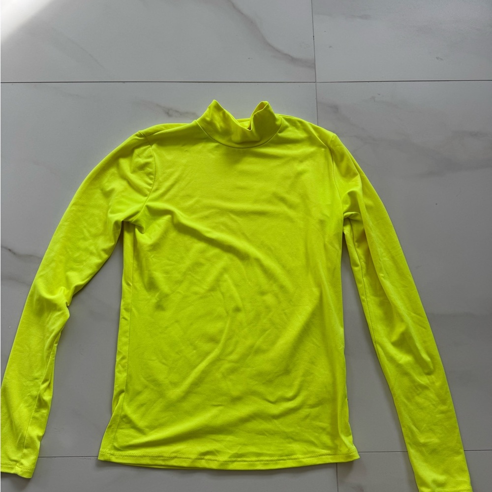 Neon Yellow Long Sleeve Top